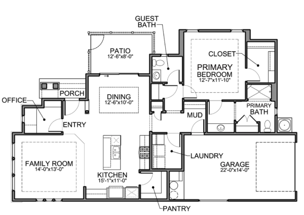 Rosebud Floorplan